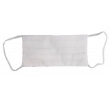 Maska bawełniana biała z nadrukiem