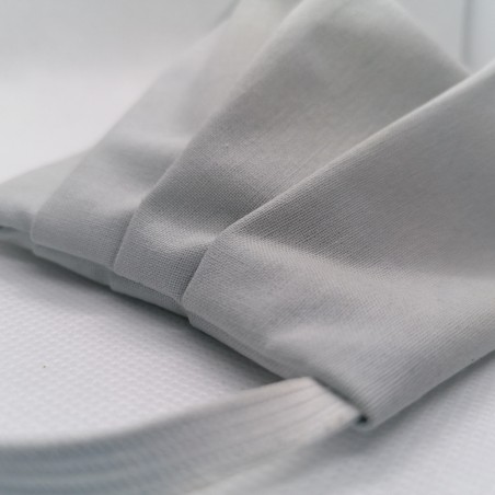 Maska bawełniana szara z nadrukiem