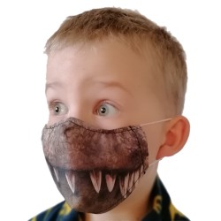 Maska dziecięca z nadrukiem full print