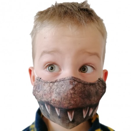 Maska dziecięca z nadrukiem full print